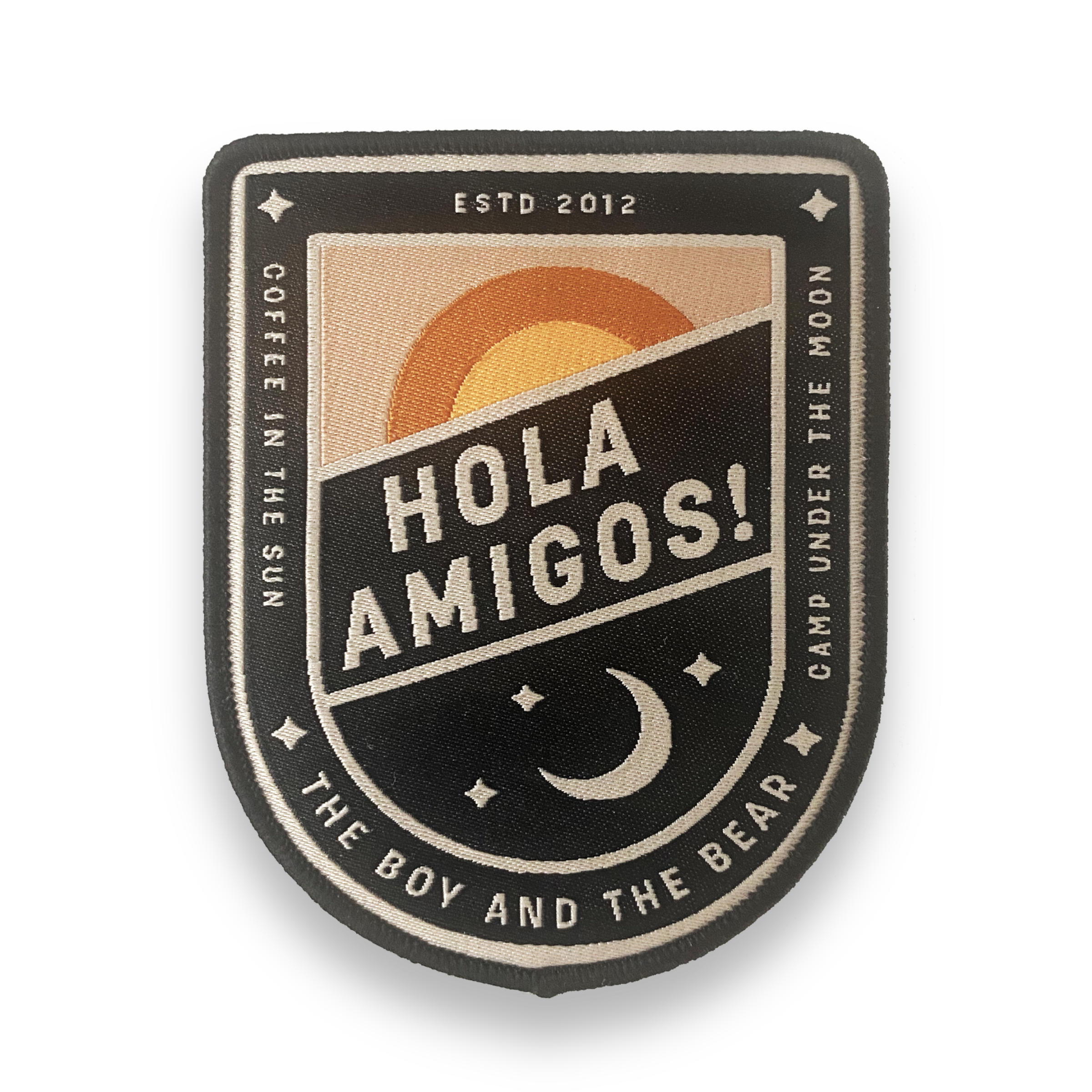 Photo of Hola Amigos! - Hola Amigos Patch, from The Boy & The Bear, a specialty coffee roastery based in Los Angeles. Crafted for fans of Colombian coffee and premium coffee. Discover the best coffee experience online or in Los Angeles.