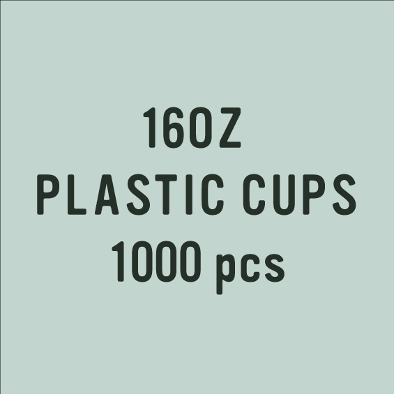 Paper & Plastic  - 16oz Platic Cup - 1000 pcs