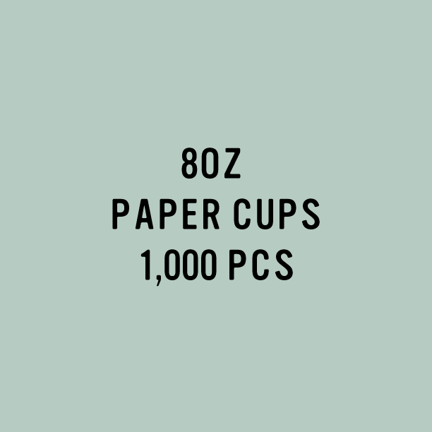 Paper & Plastic  - 8oz paper Cup - 500 pcs