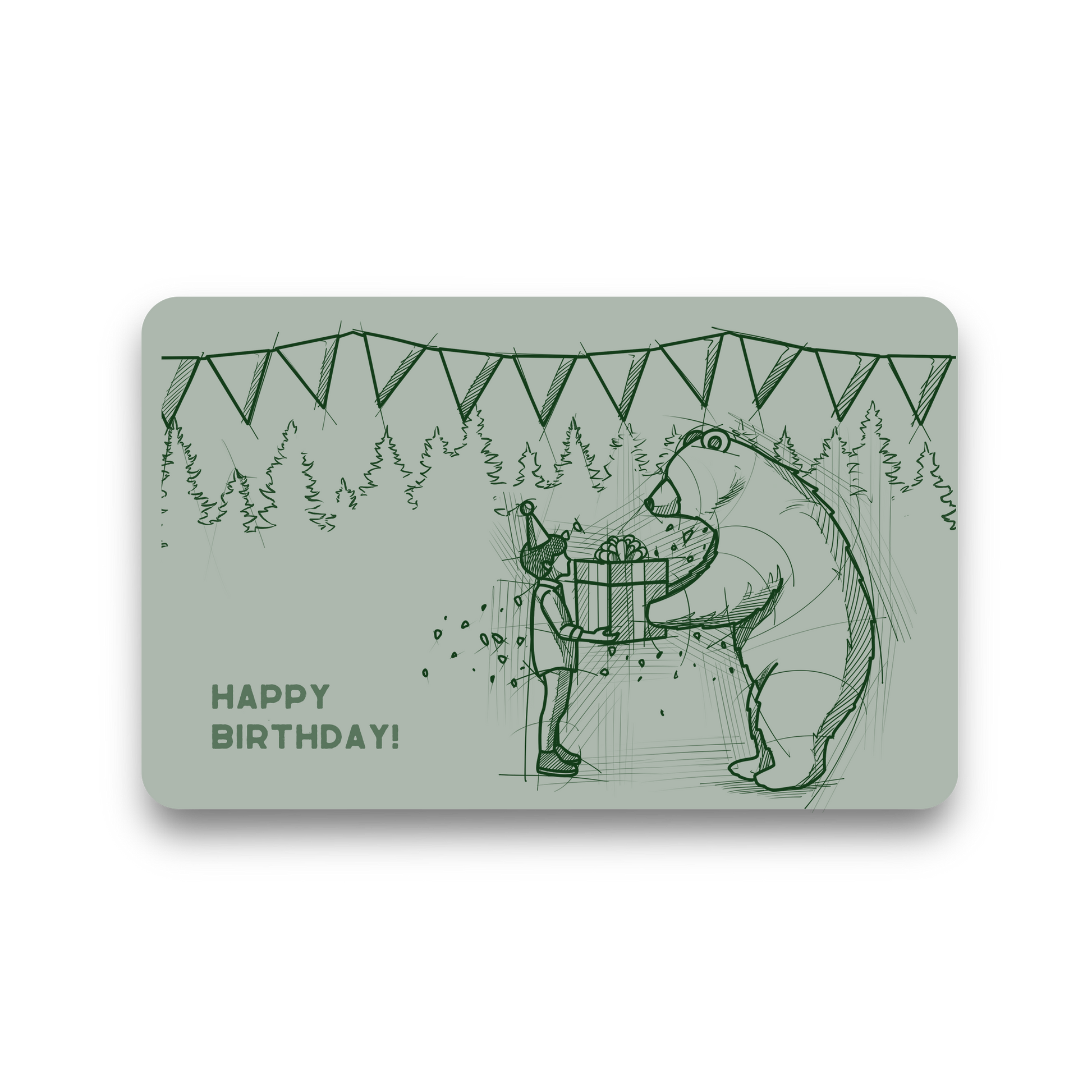 Gift card: Happy Birthday!