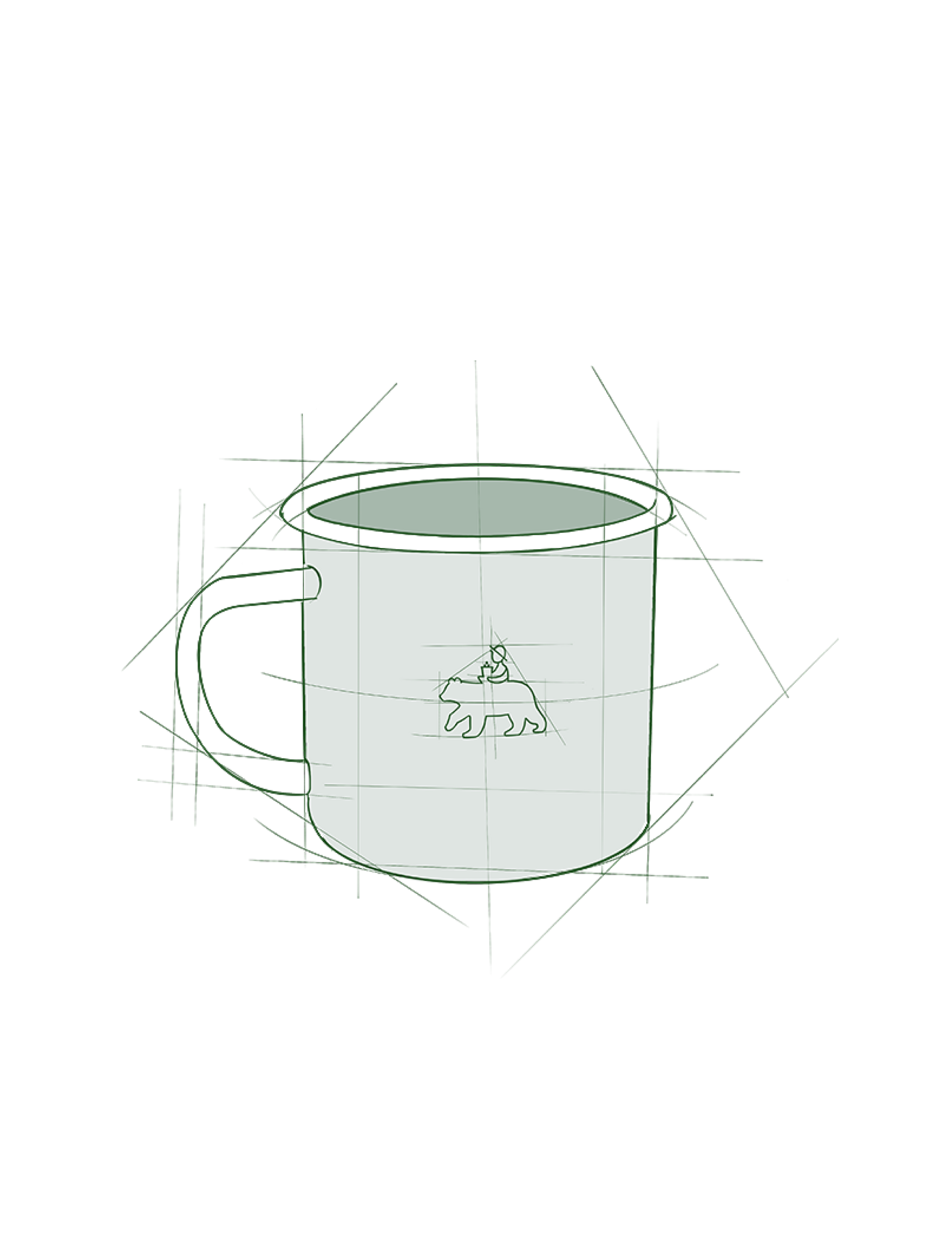 TB&TB Enamel Mug
